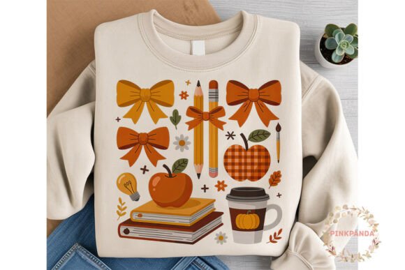 Autumn School Fall Elements PNG Clipart: A Versatile Resource for Creative Projects