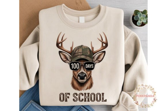 Deer 100 Days School Sublimation Design: A Versatile Digital Asset for Creators and Businesses