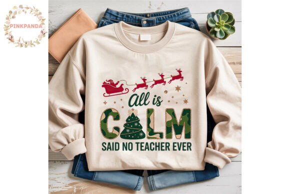 Funny Teacher Christmas Sublimation