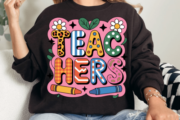 Funny Teacher Sublimation Design