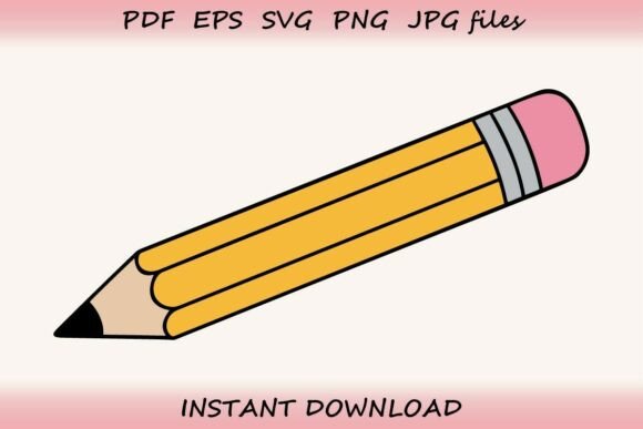 Pencil SVG – School Design: A Versatile Tool for Creative School-Themed Projects