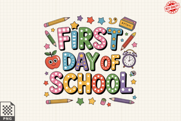 Preppy First Day of School PNG: Back to School with Style and Creativity