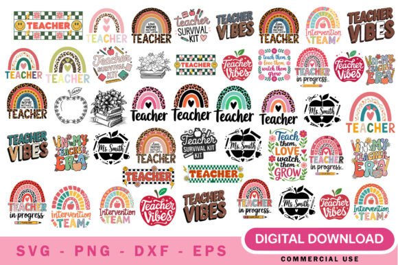 Teacher Quotes SVG Bundle